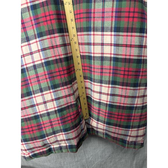 Women’s The Great + Eddie Bauer Flannel Goose Down Coat Plaid size Large EUC - Picture 8 of 9